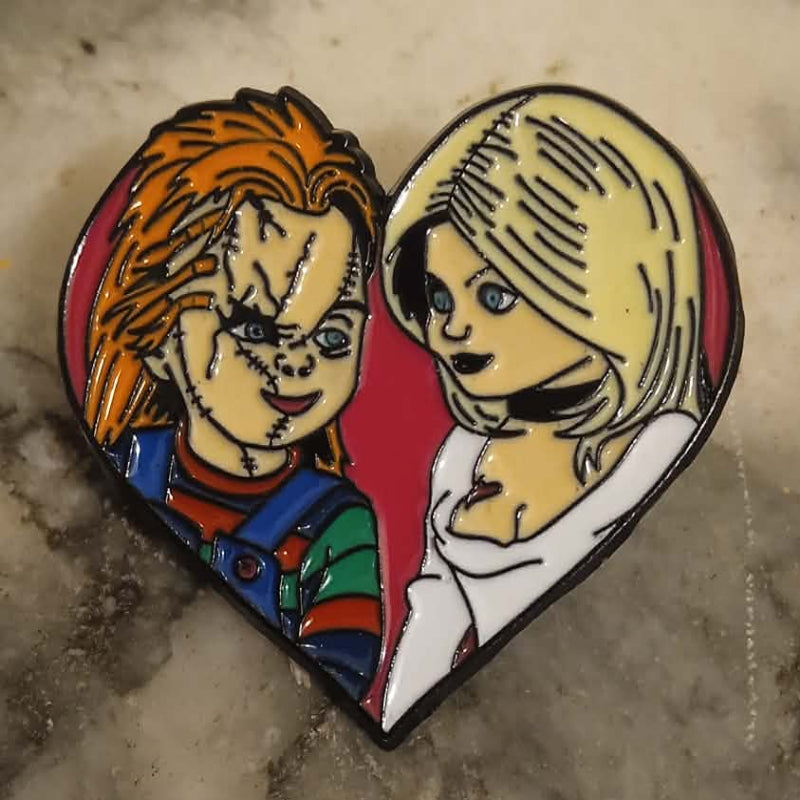 Broche Chucky / Tiffany coeur