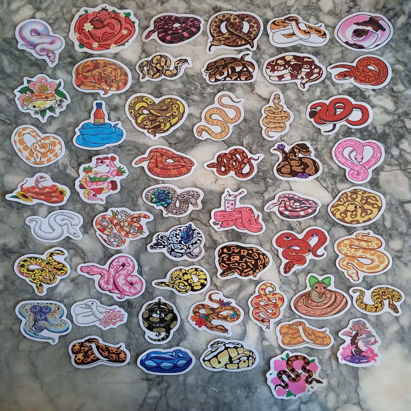 Stickers autocollants Python regius