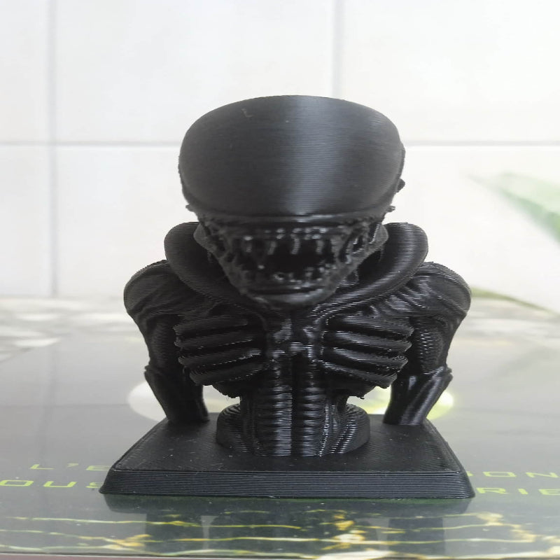 Figurine buste alien noir