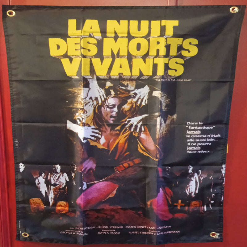 Drapeau la nuit des morts-vivants