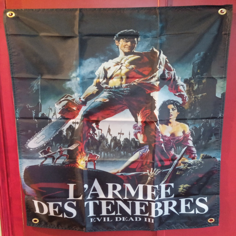 Drapeau Evil Dead 3 " l'armée des ténèbres "