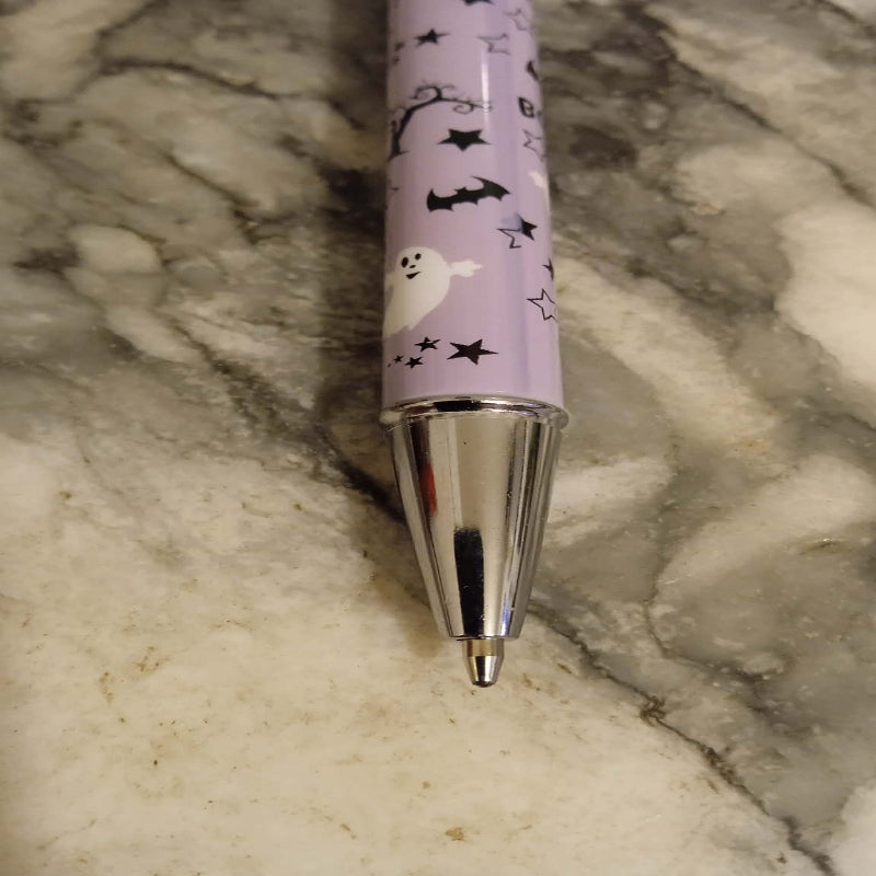 Stylo fait main " Araignée d'Halloween "