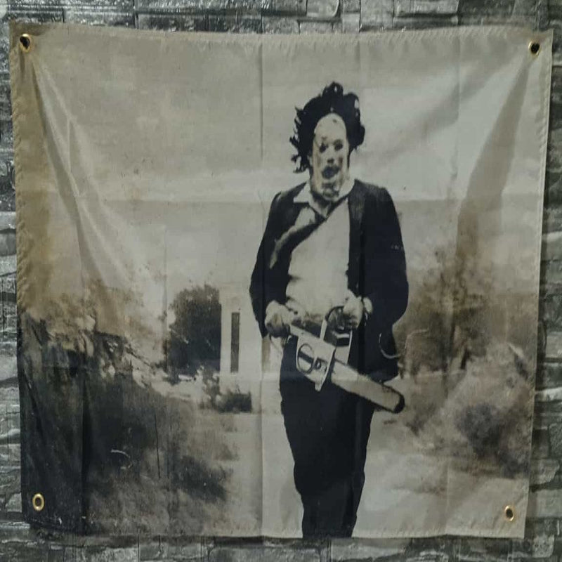 drapeau leatherface - affreuxstyle