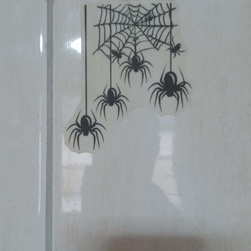 autocollant décoratif araignées