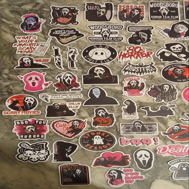 Stickers Ghostface x 50