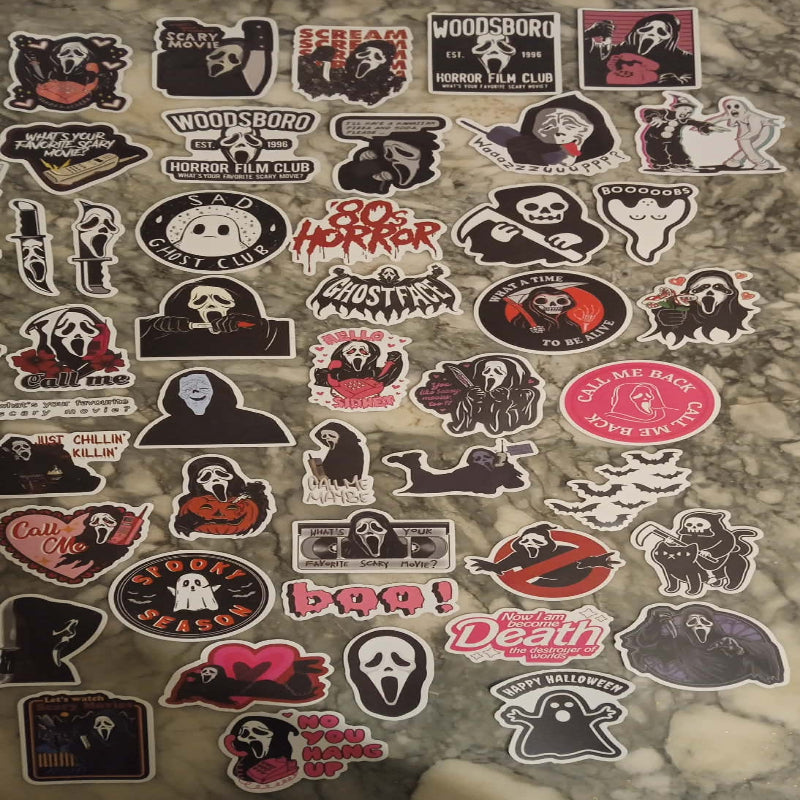 Stickers Ghostface x 50